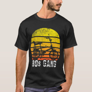 Wheelie Bike High-Riser 80er Biker Gang Hipster Vi T-Shirt