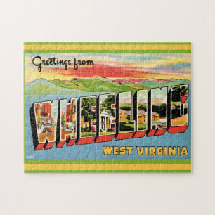 Wheeling WV Vintage 11x14 Puzzle