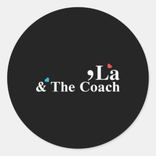 Wheimer 2024 Comma La und der Coach 4 Runder Aufkleber