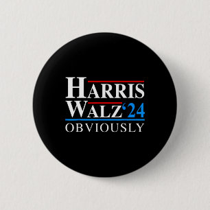 Wheimer 2024 Offensichtlich Kamala Harris Tim Walt Button