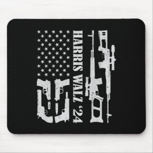 Wheimer 24 American Flag Guns Owner Frau Präsident Mousepad