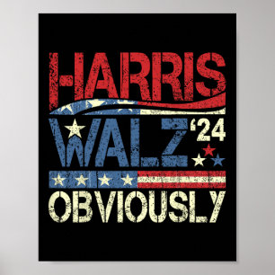 Wheimer offensichtlich! Harris Waltz 2024 Wahl 2 Poster