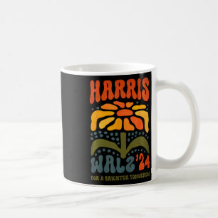 Wheimer Walzer 2024 Retro Boho Vintage Groovy Blum Kaffeetasse