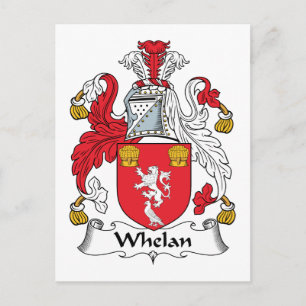 Whelan Familienwappen Postkarte