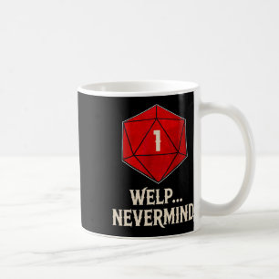 Whelp Egal D20 Würfel Brettspieler Männer Frauen Kaffeetasse