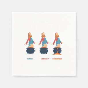 When God Created Germans Funny Germany Gift Serviette