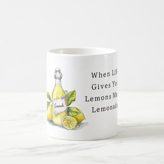 When Life Gives You Lemons Lemonade Kaffeetasse (Mittel)