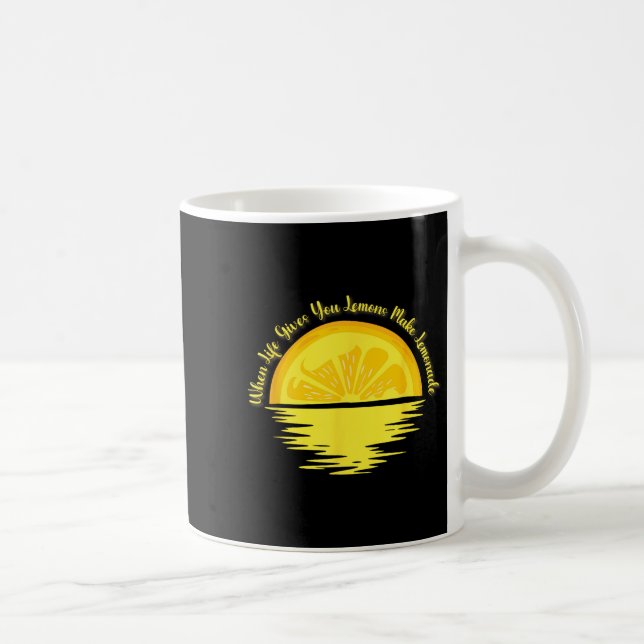 When Life Gives You Lemons Make... - Lemonade  Kaffeetasse (Rechts)