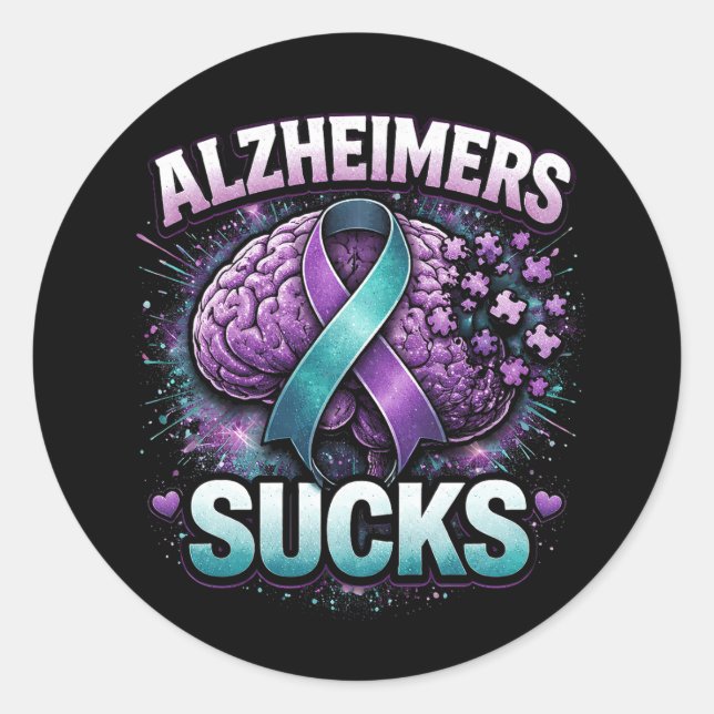 When Memories Fade Runder Aufkleber (Vorderseite)