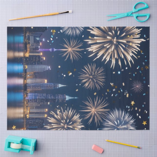 When the Lights Begin to Fall Seidenpapier (Basteln)