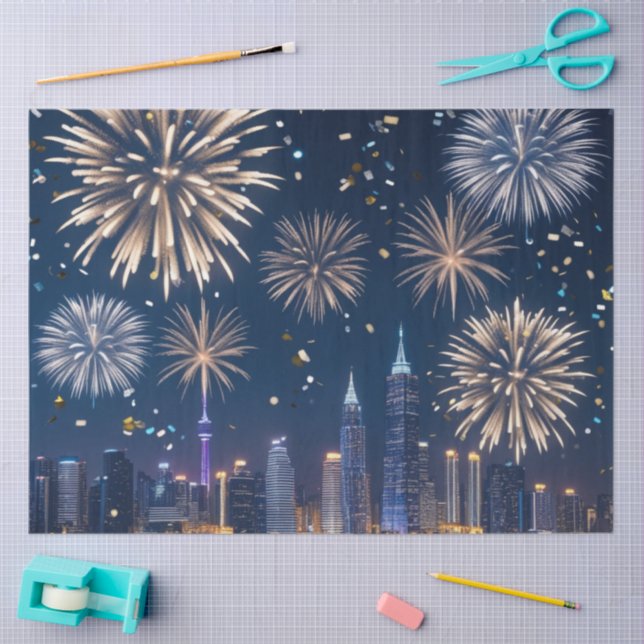 When the Lights Begin to Fall Seidenpapier (Basteln)