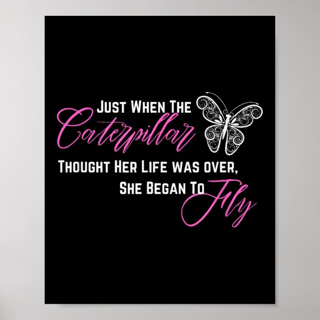 When Thought Her Life Was Over She Began To Fly  Poster (Vorne)