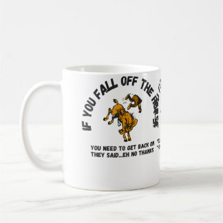 When You Fall Off The Horse Funny Horse Riding Kaffeetasse