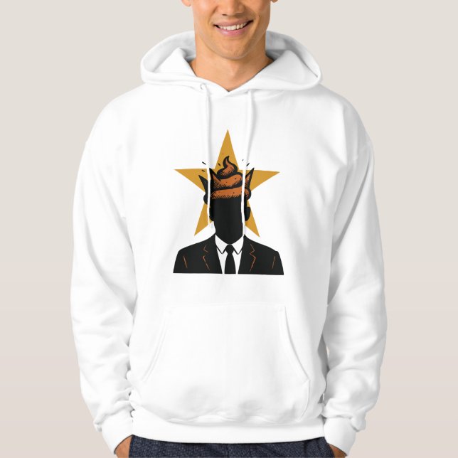 When your leader has a smelly crown... hoodie (Vorderseite)
