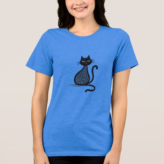 Where curiosity meets the cosmos Tri-Blend shirt (Vorderseite)