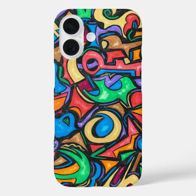 Where Did You Hide The Candy-Hand Painted Abstract Case-Mate iPhone Hülle (Rückseite)