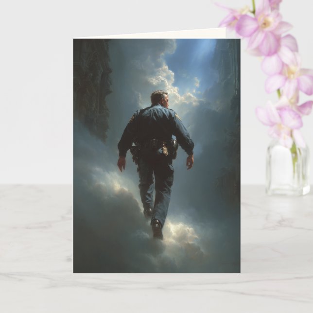 "Where Duty Rests" Sympathy Karte (Orchidee)