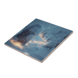 Where Light Wanders in Winter Fliese