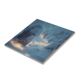 Where Light Wanders in Winter Fliese