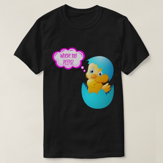 Where My Peeps (on Pink)   T-Shirt (Design vorne)