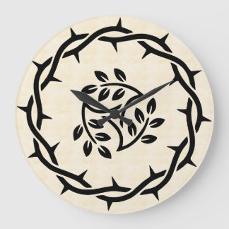 Where Pain Finds Peace Große Wanduhr