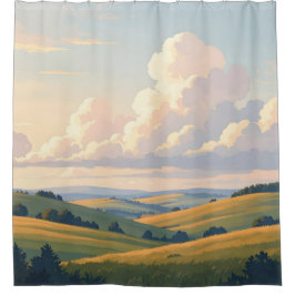 Where The Land Breathes - Duschvorhang