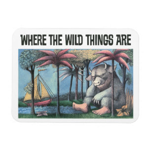 Where The Wild Things Are   Buchcover Magnet