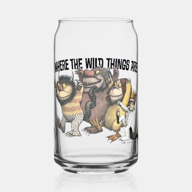 Where the Wild Things Are Characters & Logo Dosenglas (Vorderseite)