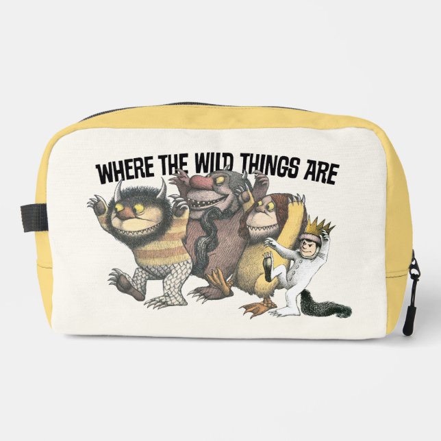 Where the Wild Things Are Characters & Logo Waschbeutel (Vorderseite)