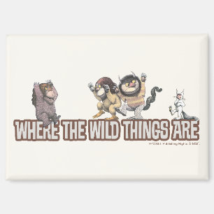 Where the Wild Things Are Charaktere auf Logo Magnet