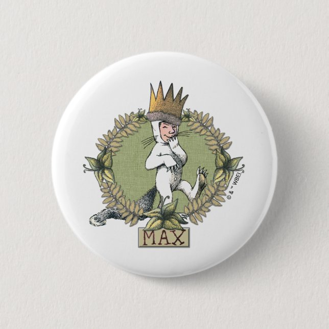 Where the Wild Things Are | Max-Abzeichen Button (Vorderseite)