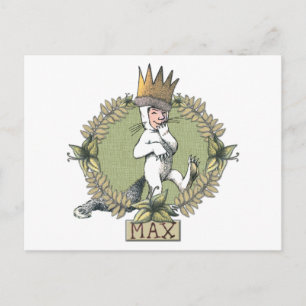 Where the Wild Things Are   Max-Abzeichen Postkarte