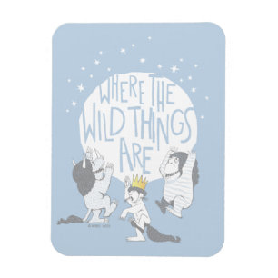 Where The Wild Things Are   Mond & Sterne Magnet