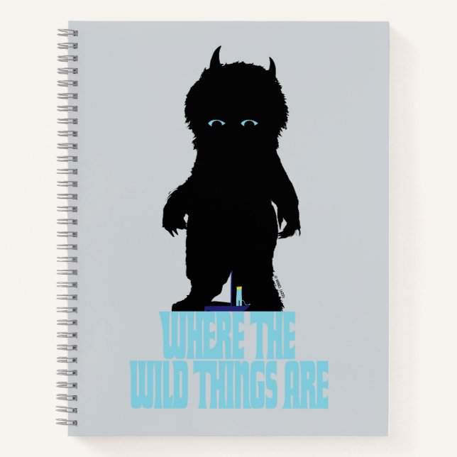 Where the Wild Things Are | Wild Thing Silhouette Notizbuch (Vorderseite)