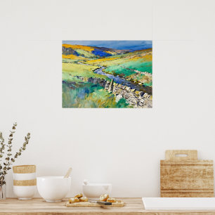 "Where Water Sings - A Yorkshire Landschaft Poster