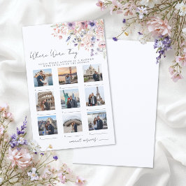 Where Were They Game Wildflower Bridal Shower