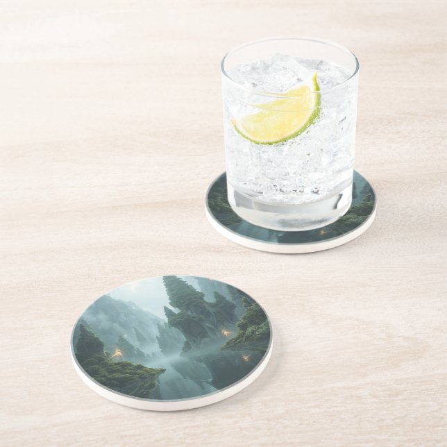 Where Winged Spirits Wander Getränkeuntersetzer (Seite)