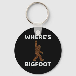Wheres Bigfoot for Men - Fun Sasquatch Men Schlüsselanhänger