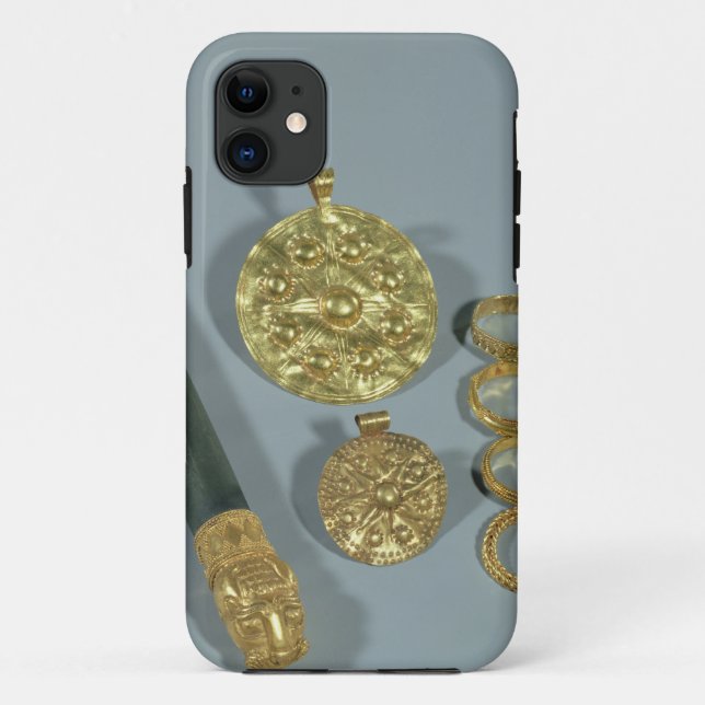 Whetstone und Ringe mit granulierter Dekoration, Case-Mate iPhone Hülle (Rückseite)