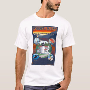 Whidbey Insel, WashingtonScenic Reise-Plakat T-Shirt