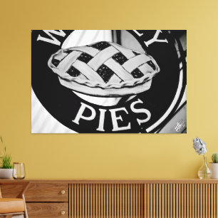 Whidbey Island Pies Downtown Langley Leinwanddruck