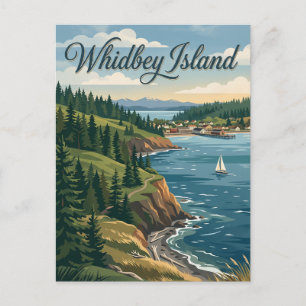Whidbey Island, Washington Postkarte