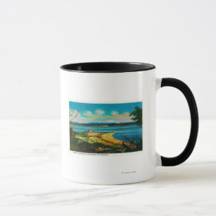 Whidby Island und Mt Baker von Port Townsend Tasse