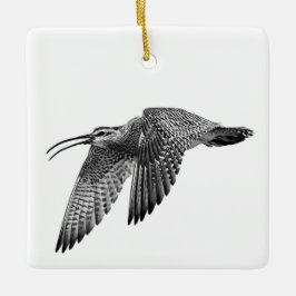 Whimbrel Keramikornament