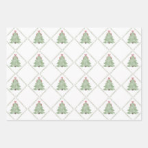 Whimiscal Weihnachtsbaum Wrapping Paper
