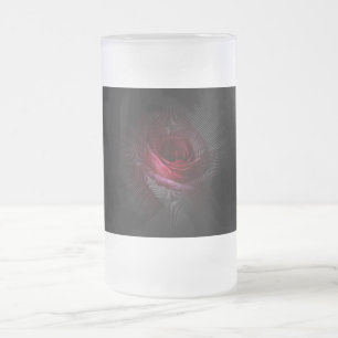 Whimiskale Rose Stein Mattglas Bierglas