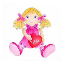 Whimscal Lappen Puppenmädchen tragen Ihren Namen K