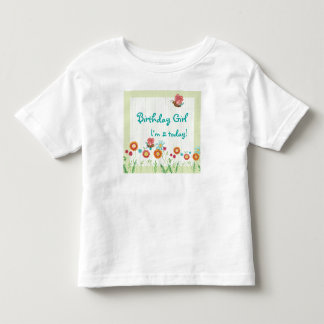 Whimsey Blume Girl Birthday Party Shirt