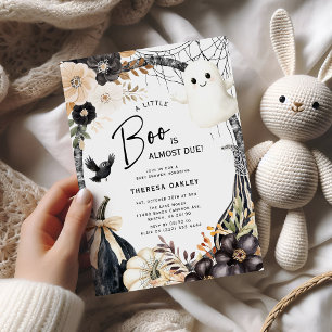 Whimsical A Little Boo' Babyparty Einladung
