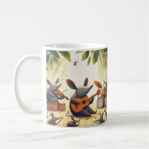 Whimsical Aardvark Tasse für Tierfreunde